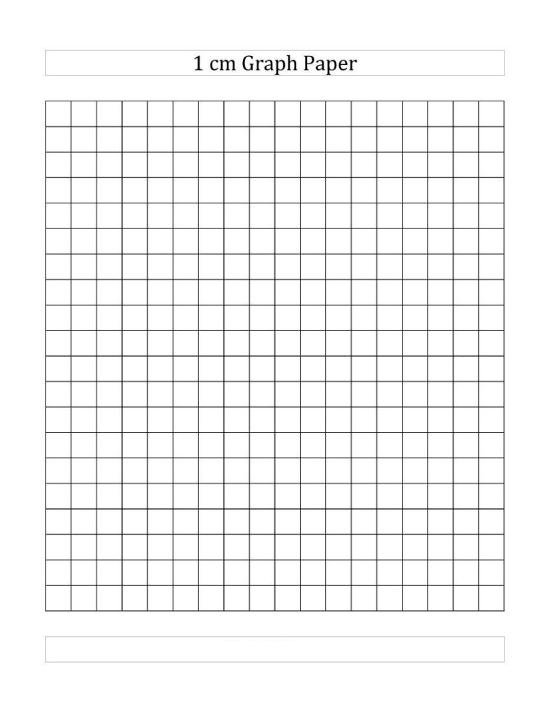 1 cm Graph Paper Printable