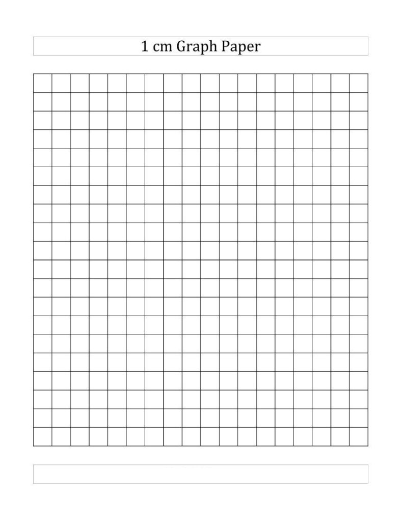 1 cm Full Page Printable Graph Paper