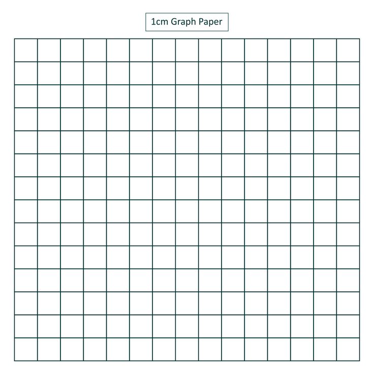 Metric (1-Centimeter) Graph Paper 100 sheets