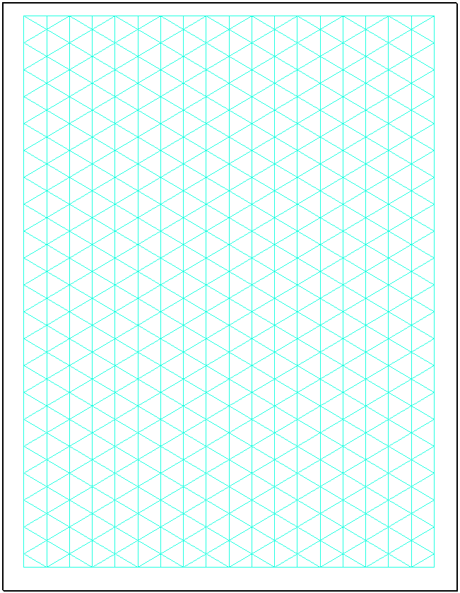 Free Online Isometric Graph Paper