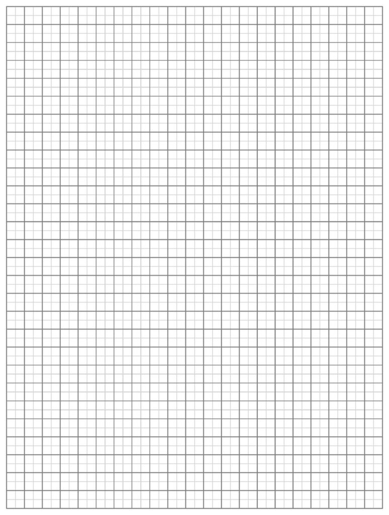 Grid A4 Paper Template