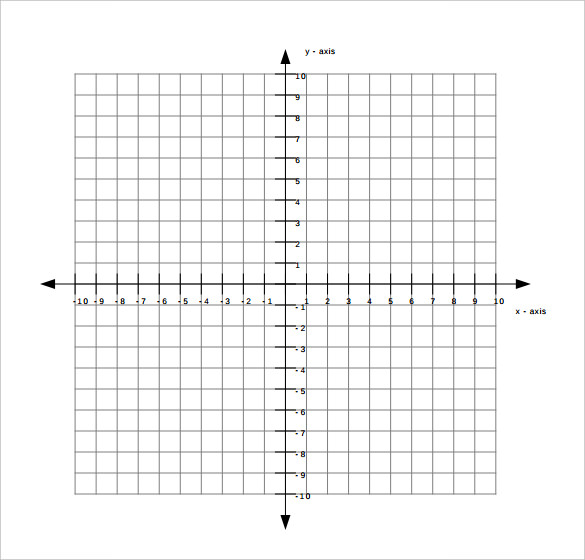 Graph Paper with Axis and Numbers