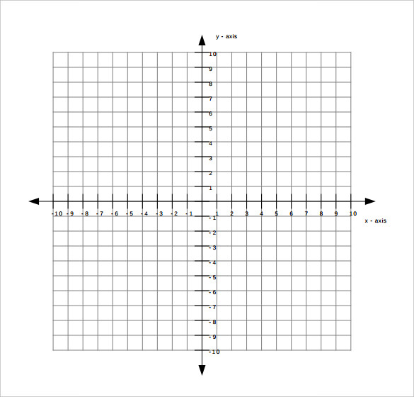 Printable Graph Paper With Axis And Numbers