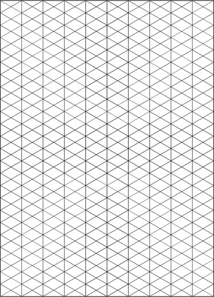 3D Graph Paper Online PDF Drawing Template Get Graph Paper