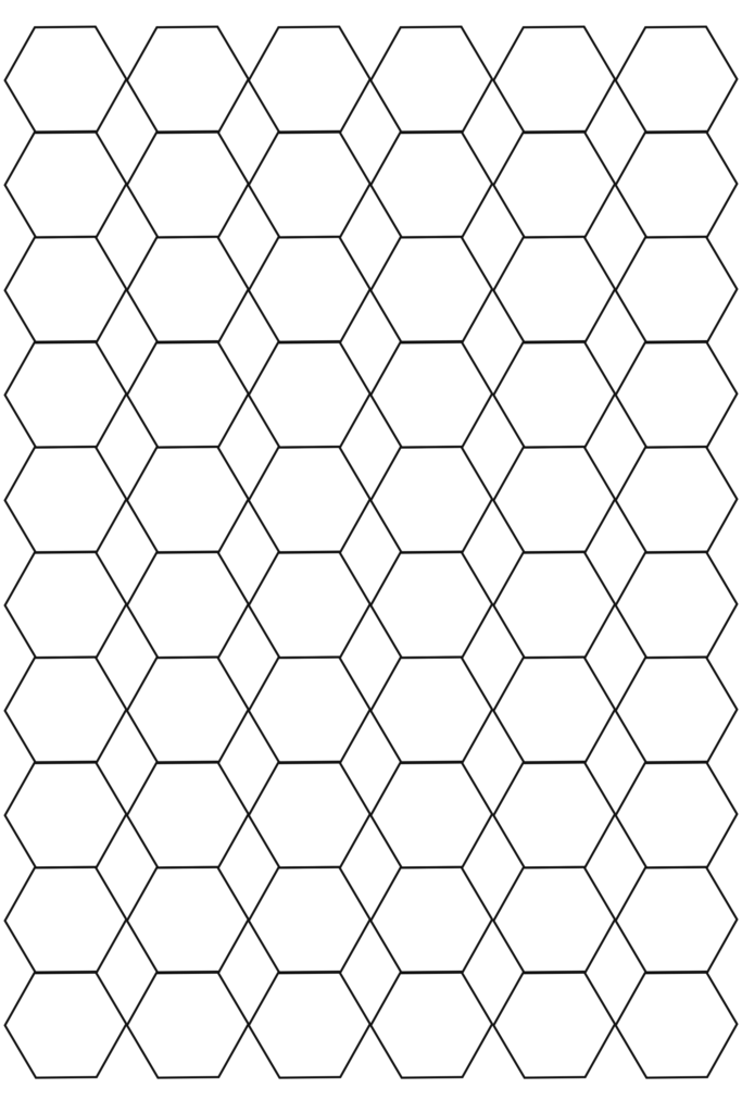 Hexagonal Graph Paper Printable Free PDF Get Graph Paper