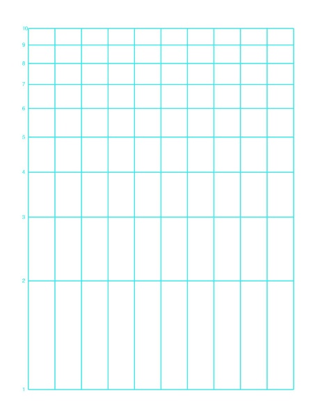 Blank Semi Log Graph Paper