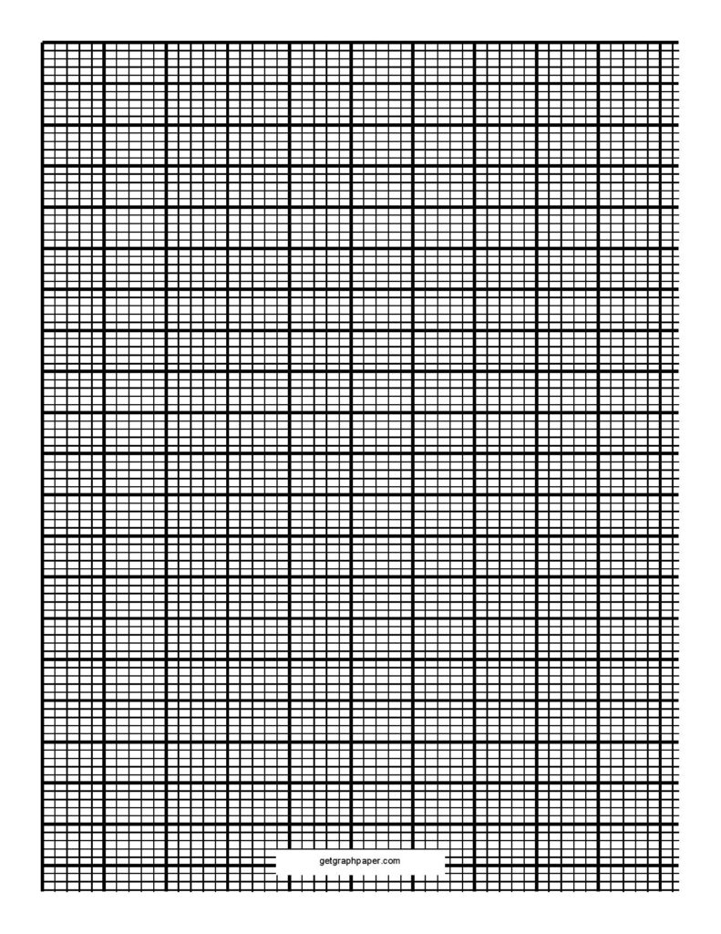 Graph Paper for Knitting