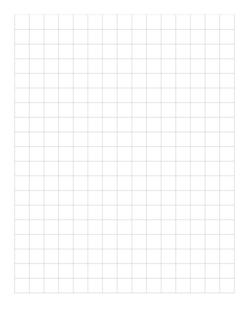 1/2 Half Inch Graph Paper